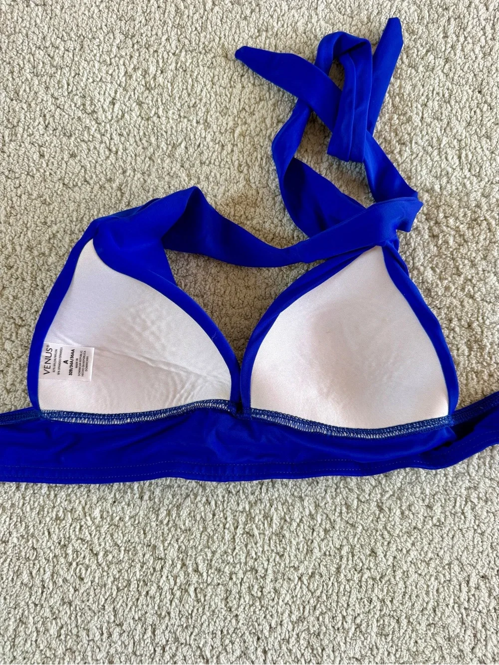 VENUS Women’s Royal Blue Halter Bikini Top